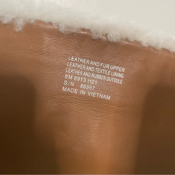 Tory Burch boots Shearling Leather Everly boots tall knee high boots luxury boot - Picture 4 of 16